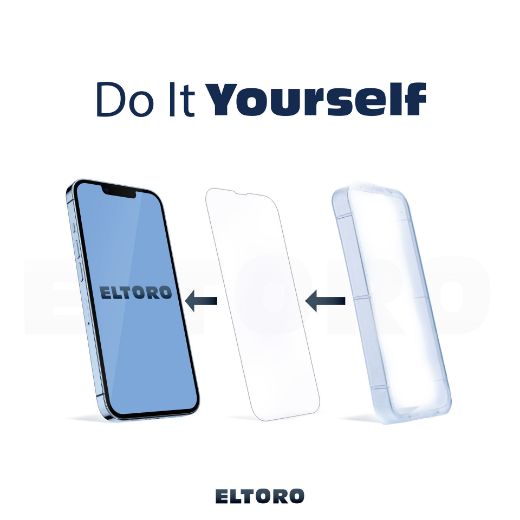 Picture of Eltoro Screen Protector for iPhone 13/13 Pro - Clear/Black