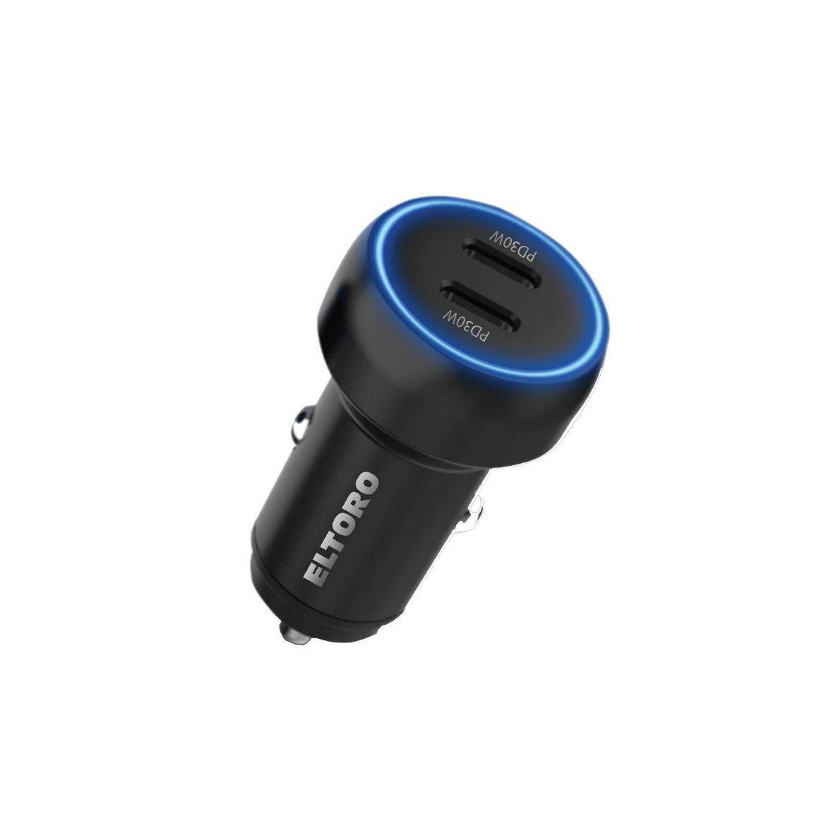 Picture of Eltoro Car Plug 60W 2 Port USB-C 30W + 30W PD - Black