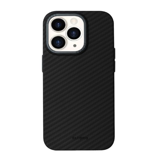 Picture of Eltoro Magsafe Iron Carbon Case for iPhone 14 Pro - Black