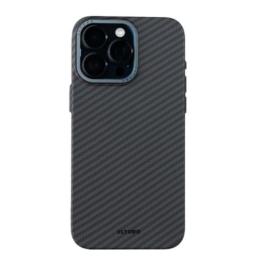 Picture of Eltoro Magsafe Iron Carbon Case for iPhone 15 Pro - Black