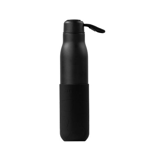 Picture of Eltoro Stainless Steel Bottle 750ml Black with Black Sleeve - Black