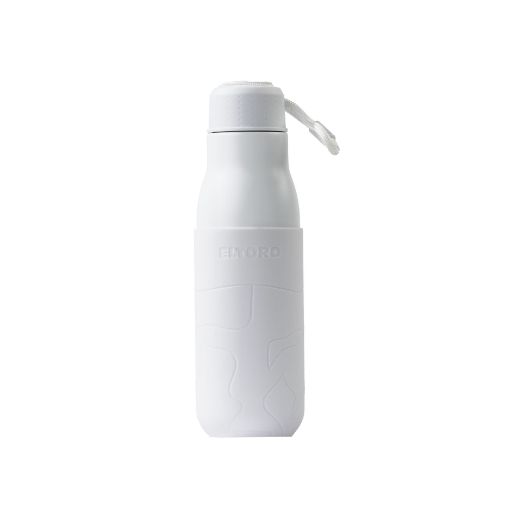 Picture of Eltoro Stainless Steel Bottle 500ml White with White Sleeve - White