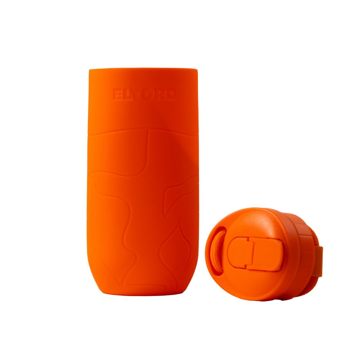 Picture of Eltoro Bottle Sleeve With Straw Lid - Orange