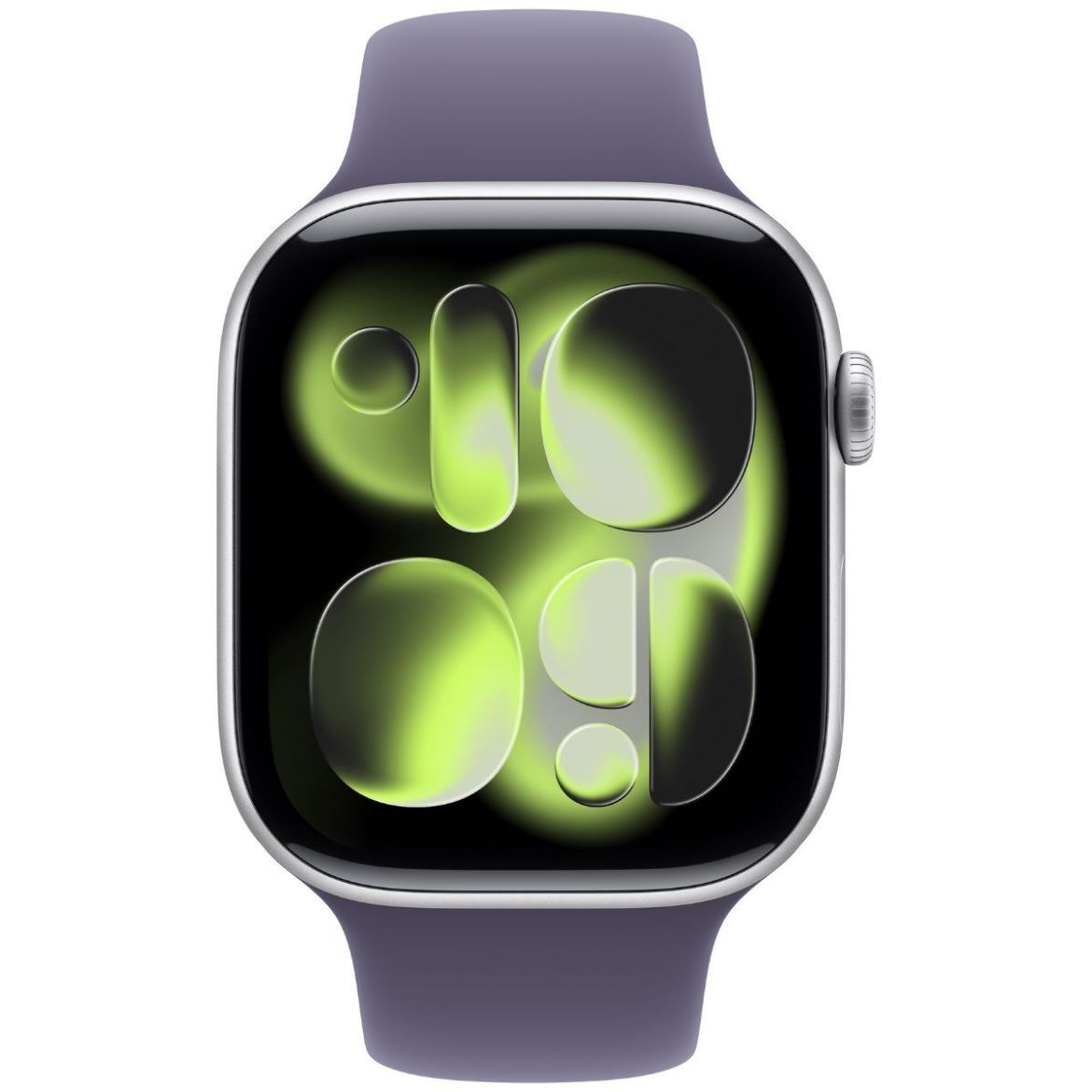 Picture of Apple Watch S11 GPS 46mm Silver Aluminium Case with Sport Band M/L - Purple Fog
