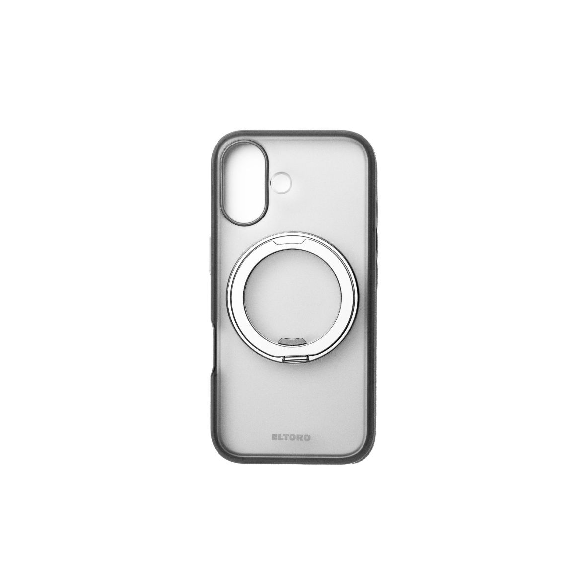 Picture of Eltoro MagSafe Rubberized with Rotating KickStand Case for iPhone 17 - Grey